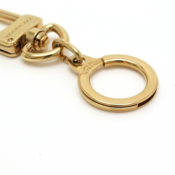 LOUIS VUITTON Anokle Keychain Keyring Gold GP M62698 - Picture 3 of 4